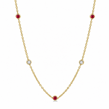 Colored Stone Necklace