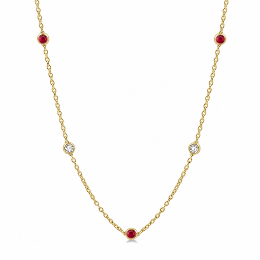 Colored Stone Necklace
