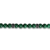 Gabriel & Co. Bujukan Sterling Silver Black Spinel and 6mm Malachite Beaded Bracelet