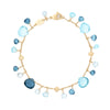 Marco Bicego 18K Paradise Mixed Blue Topaz Bracelet