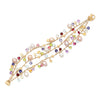 Marco Bicego 18K "Paradise" 3-Strand Gemstone with Freshwater Pearls Bracelet