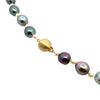 Tahitian, Golden South Sea, Akoya Multi-Color Pearl Necklace 18" with 14K Yellow Gold Ball Clasp