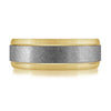 MALO Tantalum and 14K Wedding Band