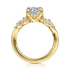 Gabriel & Co. "Collette" 14K Yellow Gold Round Diamond Engagement Ring Setting