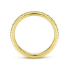 Gabriel & Co. 14K Yellow Gold Textured Bujukan Band