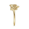 Gabriel & Co. 14K Yellow Gold Love Ring