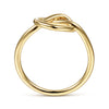 Gabriel & Co. 14K Yellow Gold Twisted Heart Ring