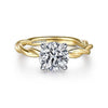 Gabriel & Co. 14K Two-Tone Twist Engagement Ring Setting