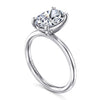 Gabriel & Co. 14K White Gold Solitaire Engagement Ring Setting