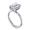 Gabriel & Co. 14K White Gold Solitaire Engagement Ring Setting