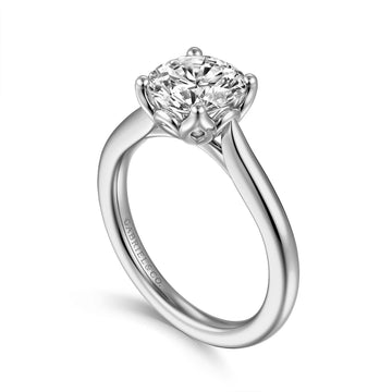 Gabriel & Co. 14K Yellow Gold Lotus Collection Solitaire Engagement Ring Setting