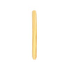 14K Yellow Gold 25mm Trapezoid Flex Round Hoop Earrings