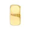 14K Yellow Gold 6mm Flat Tube Round Open Hoop Earrings