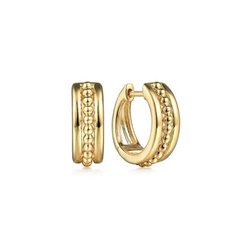 Gabriel & Co. 14K Yellow Gold Bujukan Huggies