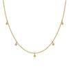 Gabriel & Co. 14K Yellow Gold Bujukan Moon Plain Necklace