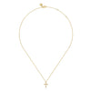 Gabriel & Co. 14K Yellow Gold Plain 12mm Cross Pendant