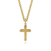 Gabriel & Co. 14K Yellow Gold Squared Cross Pendant