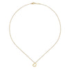 Gabriel & Co. 14K Yellow Gold Tilted Heart Pendant