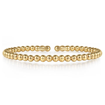 Gabriel & Co. 14K Yellow Gold Bujukan 4mm Split Bangle