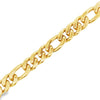 18K Yellow Gold Curb Link Mens Bracelet
