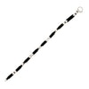 Luigi Tavanti Alternating 14K White Gold and Black Link Bracelet
