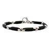 Luigi Tavanti Alternating 14K White Gold and Black Link Bracelet