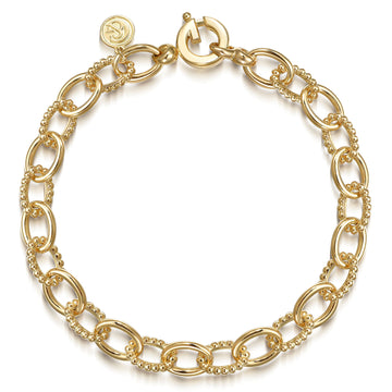 Gabriel & Co. 14K Yellow Gold Link Bracelet
