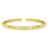Gabriel & Co. 14K Yellow Gold Pyramid Bangle