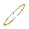 Gabriel & Co. 14K Yellow Gold Bujukan Split Bangle