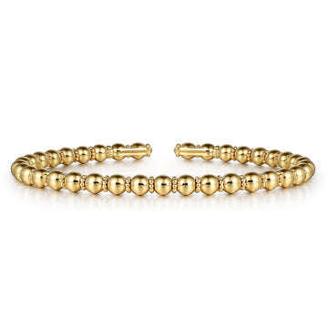 Gabriel & Co. 14K Yellow Gold Bujukan Bangle