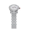 Michele Serein Oval Diamond Stainless Steel Watch