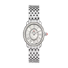 Michele Serein Oval Diamond Stainless Steel Watch