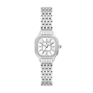 MICHELE's Meggie Mini Diamond Stainless Steel Watch