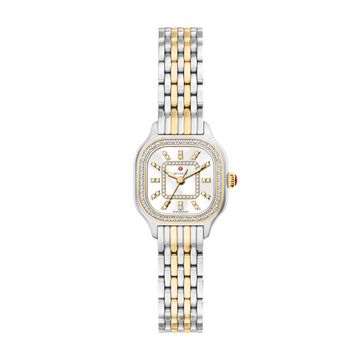 MICHELLE's Meggie Mini Diamond Two-Tone 18K Gold-Plated Stainless Steel Watch