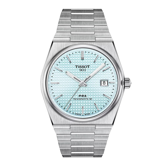 Tissot PRX Powermatic 80 with 40mm Ice Blue Dial