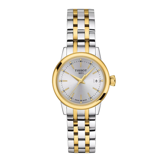 Tissot Stainless Steel Two-Tone Classic Dream 28mm Ladies Watch