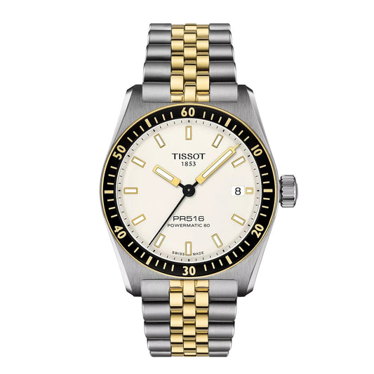 Tissot Stainless Steel Two-Tone PR516 38mm Powermatic 80