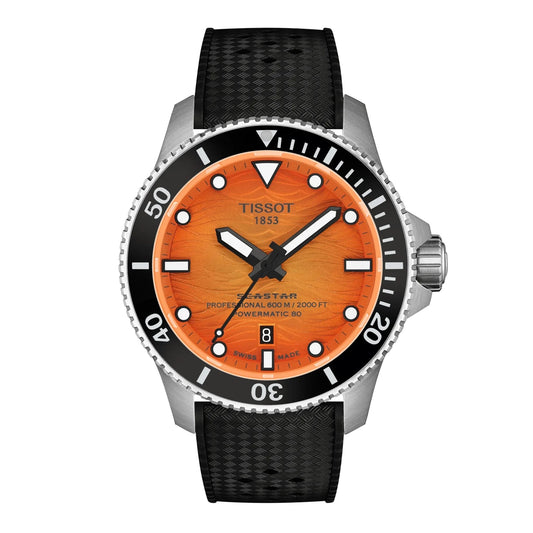 Tissot Seastar 2000 Professional with 44mm Orange Dial