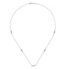 Gabriel & Co. Sterling Silver Beaded Station Bujukan Necklace