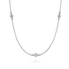 Gabriel & Co. Sterling Silver Beaded Station Bujukan Necklace