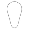 Gabriel & Co. Sterling Silver Men's Solid Round Box Chain Necklace 22"