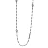 Lagos Sterling Silver Caviar Icon Beaded Necklace