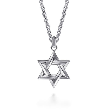 Gabriel & Co. Sterling Silver Star of David Pendant