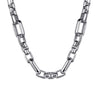 Gabriel & Co. Sterling Silver 22" Solid Figaro Chain
