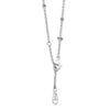 Lagos Two-Tone Swiss Blue Topaz Oval Pendant Necklace