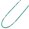 Lagos Malachite & Sterling Silver Station Necklace