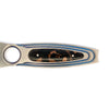 William Henry "Eagle" Titanium Golf Divot with Fossil Woolly Mammoth Tusk