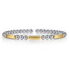 Gabriel & Co. 1Two-Tone Three Station Bar Bujukan Bangle Bracelet