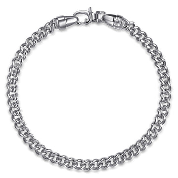 Gabriel & Co. Sterling Silver Cuban Chain Bracelet