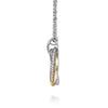 Gabriel & Co. Bujukan Two-Tone Interlocking Pendant Necklace